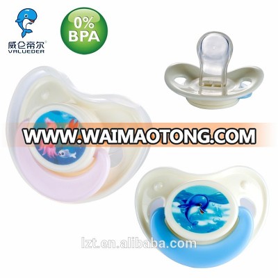 Latest design wholesale baby nipple anti tear funny baby pacifier